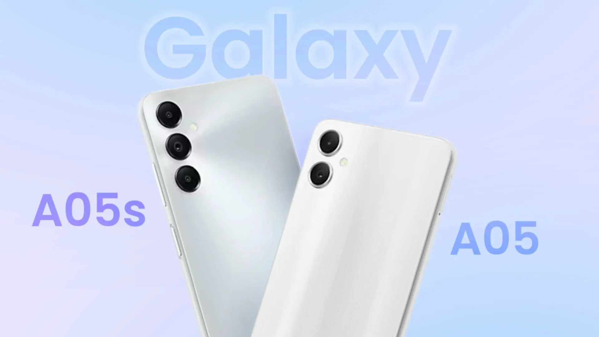 Samsung Galaxy A05 and A05s