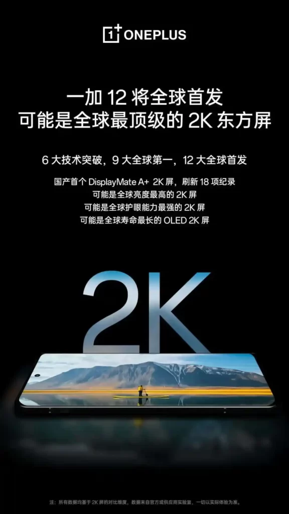 OnePlus 12 Display Specs