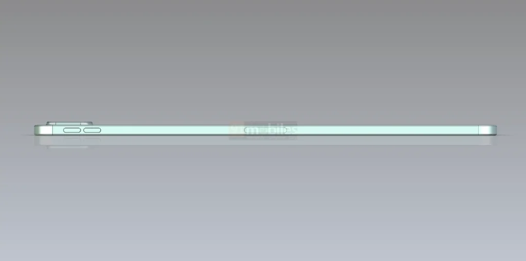 12.9 inch iPad Air CAD Render