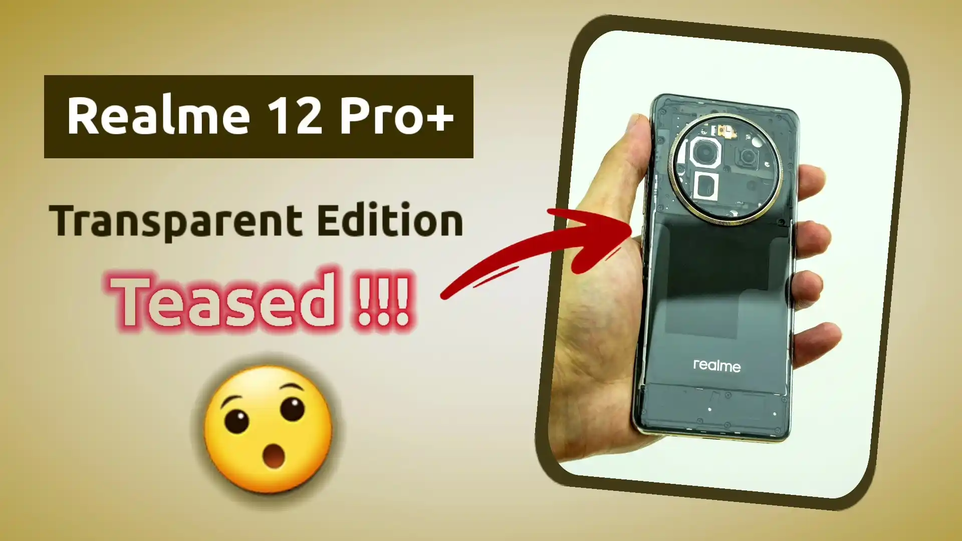 Realme 12 Pro+ Transparent Edition