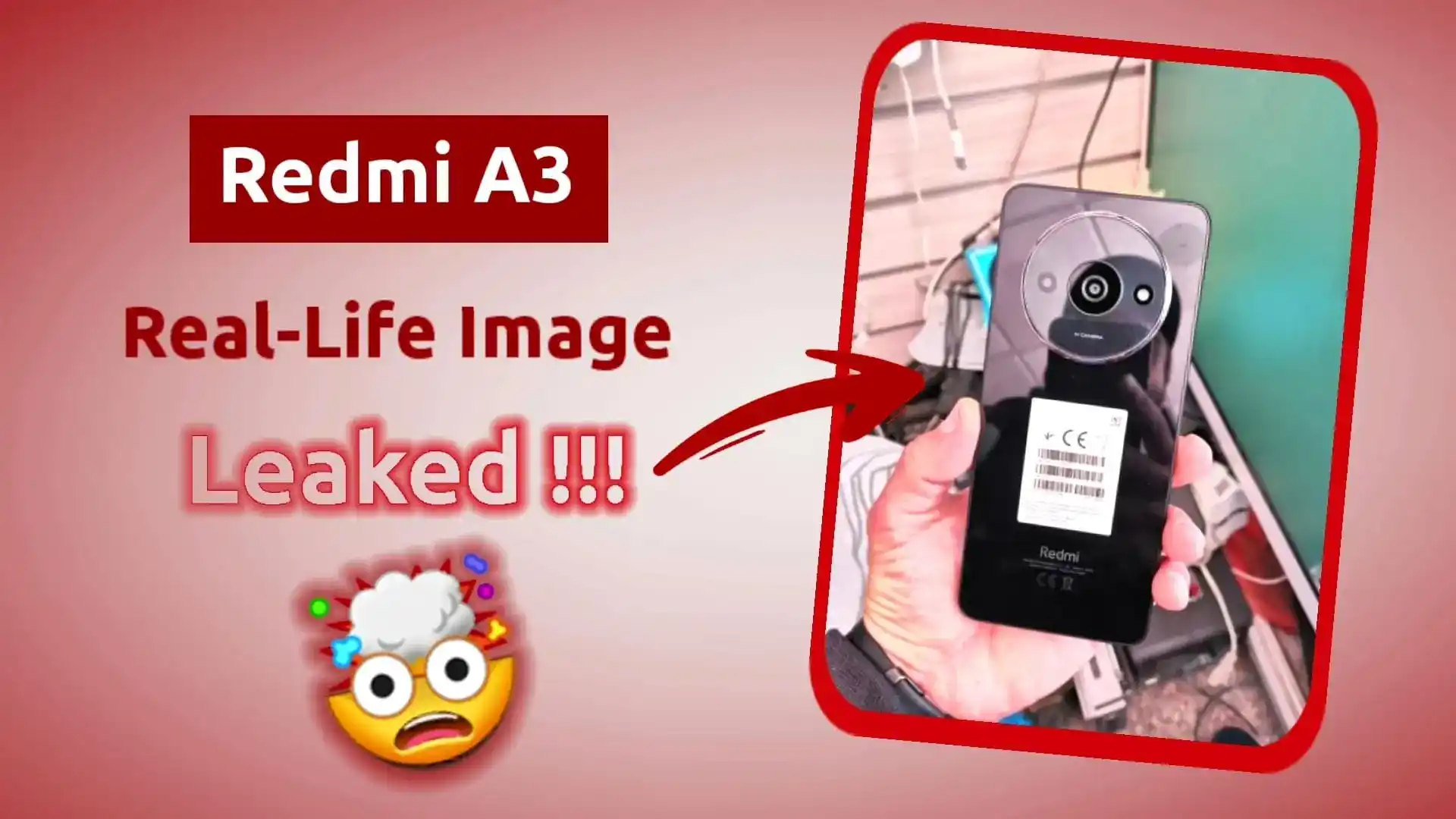 Redmi A3 Real-Life Images and Specifications Leaked, Looking in Premium ...