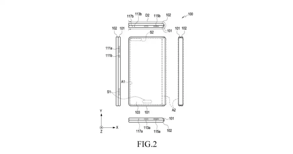Samsung Galaxy Z Fold 6 Patent