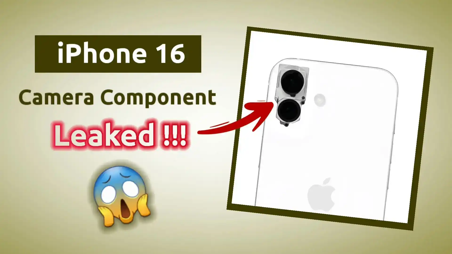 iPhone 16 Camera Component Design