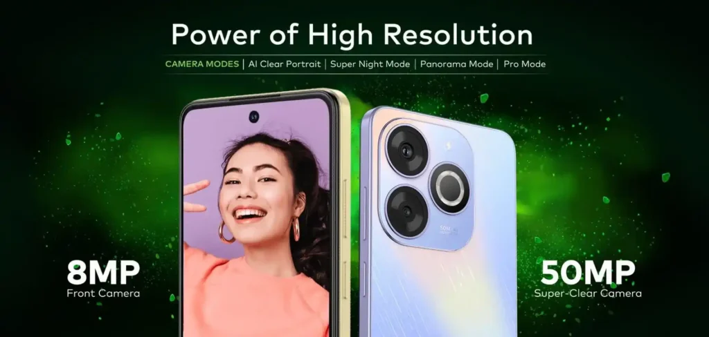 itel P55T Camera Specs