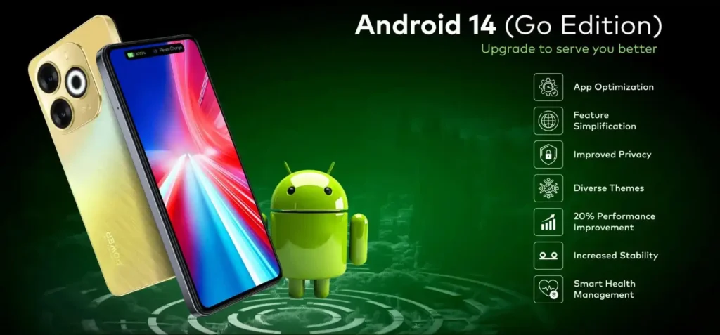 itel P55T Software Specs