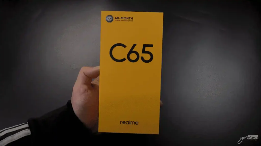 Realme C65 Unboxing Images