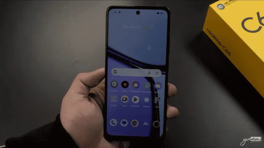 Realme C65 Unboxing Images