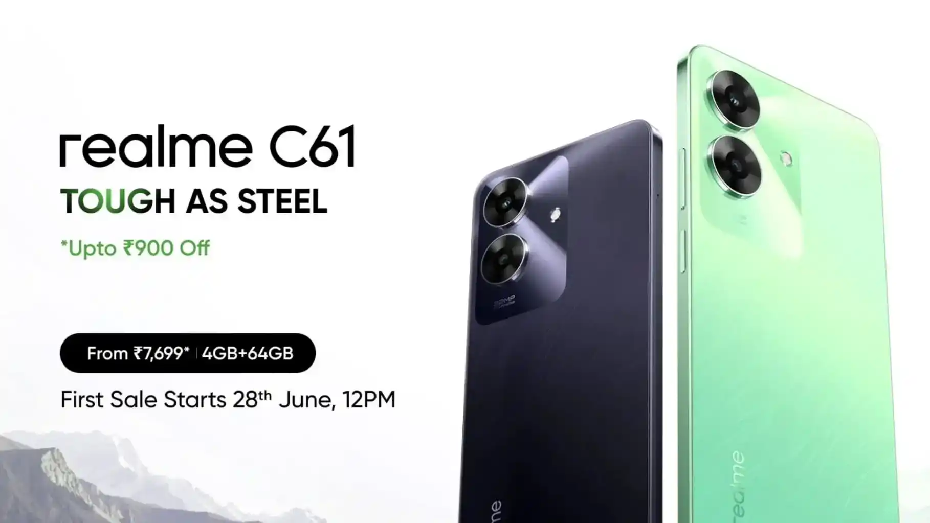 Realme C61 India Price and Launch Date Revealed: Sale Starts June 28th