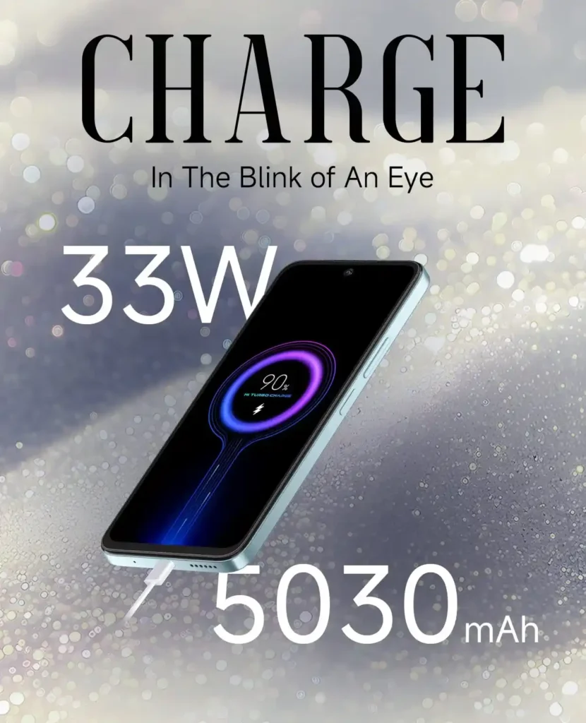 Redmi 13 5G Battery Charging Poster