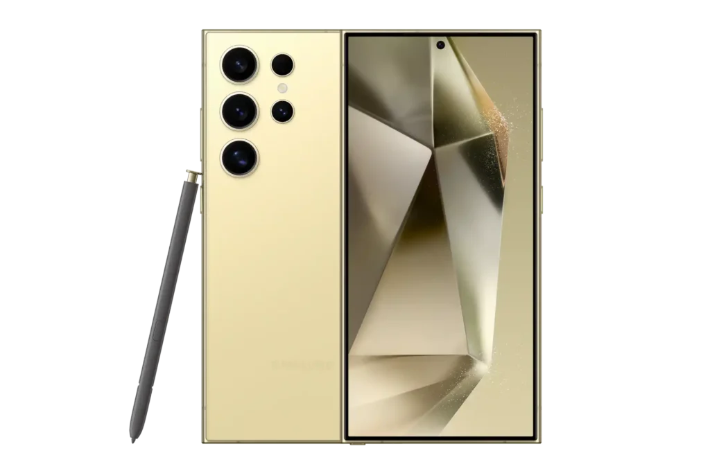 Samsung Galaxy S24 Ultra Yellow Render
