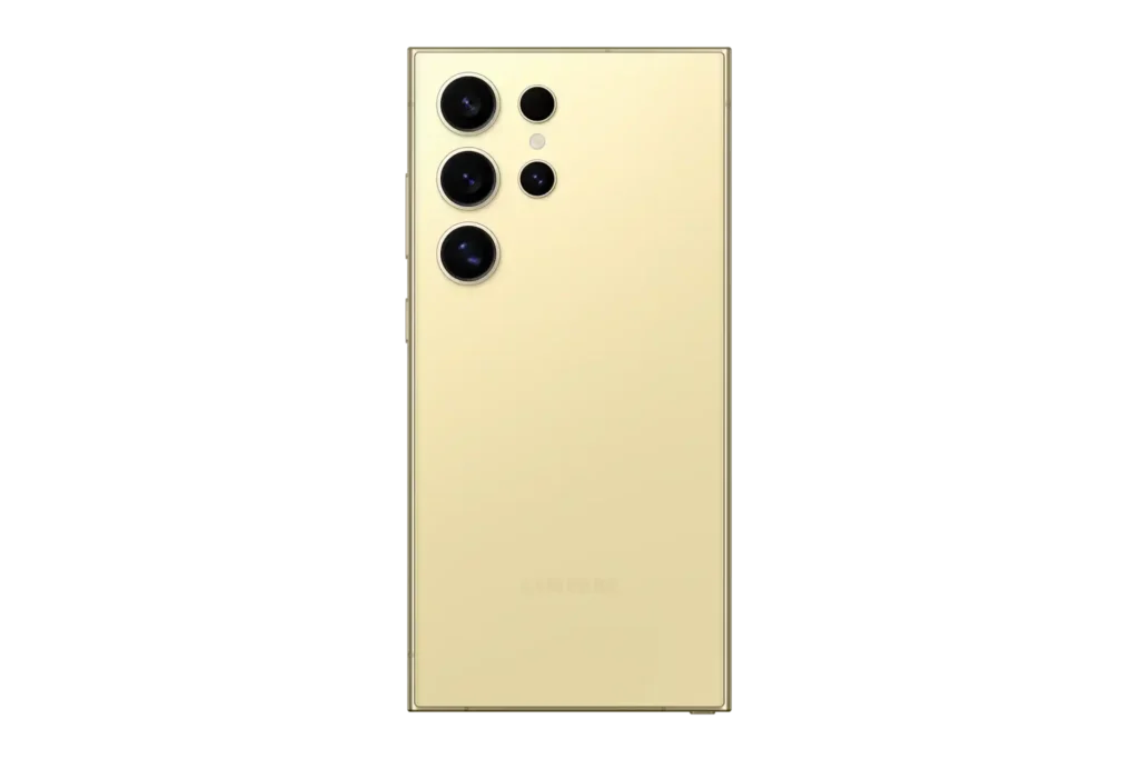 Samsung Galaxy S24 Ultra Yellow Render
