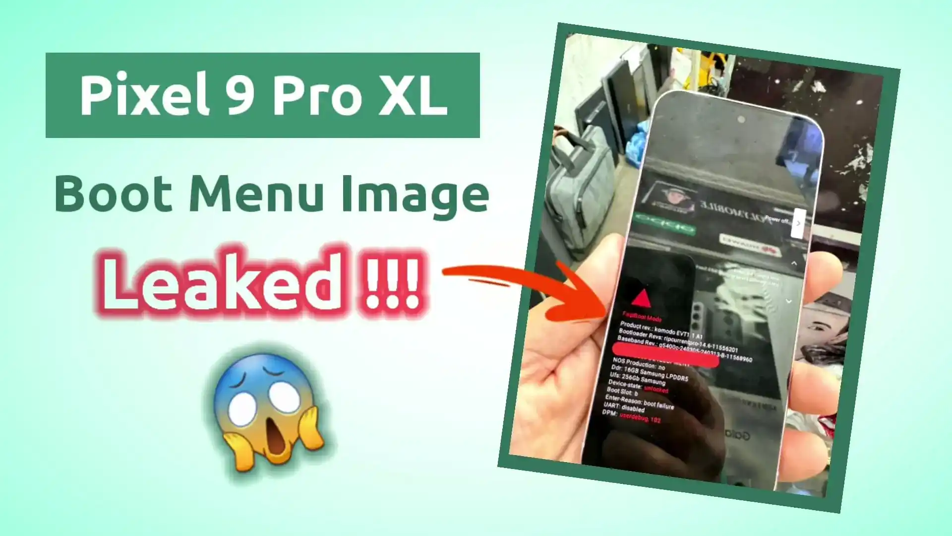Google Pixel 9 Pro XL Boot Menu Leaked