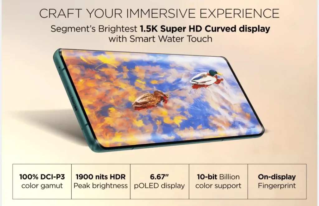Motorola Edge 50 Display Poster