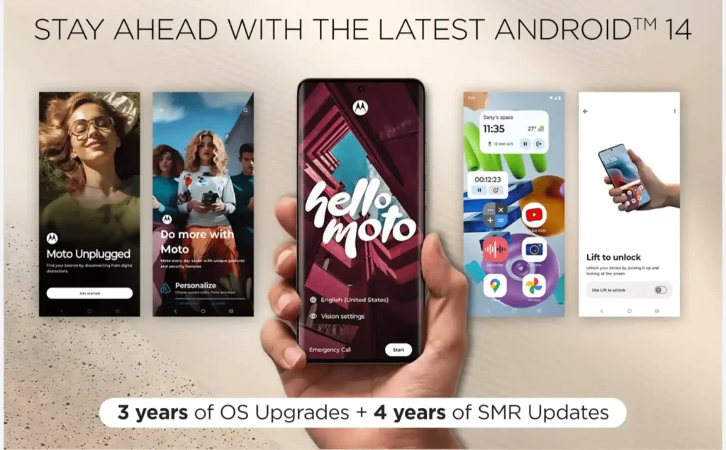 Motorola Edge 50 Software Poster