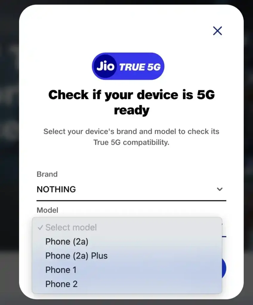 Nothing Phone 2a Plus Jio App Presence
