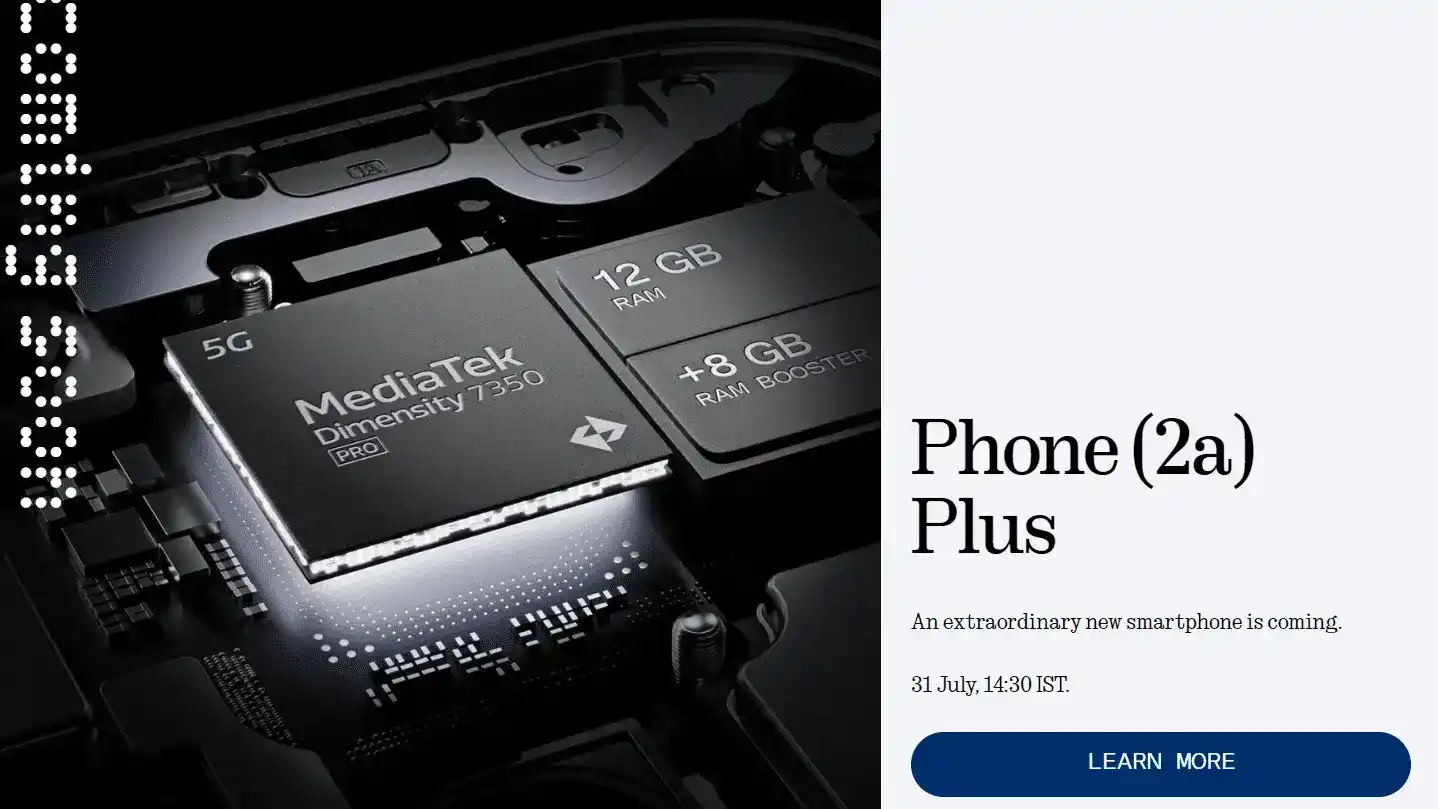 Nothing Phone 2a Plus Processor Confirmation