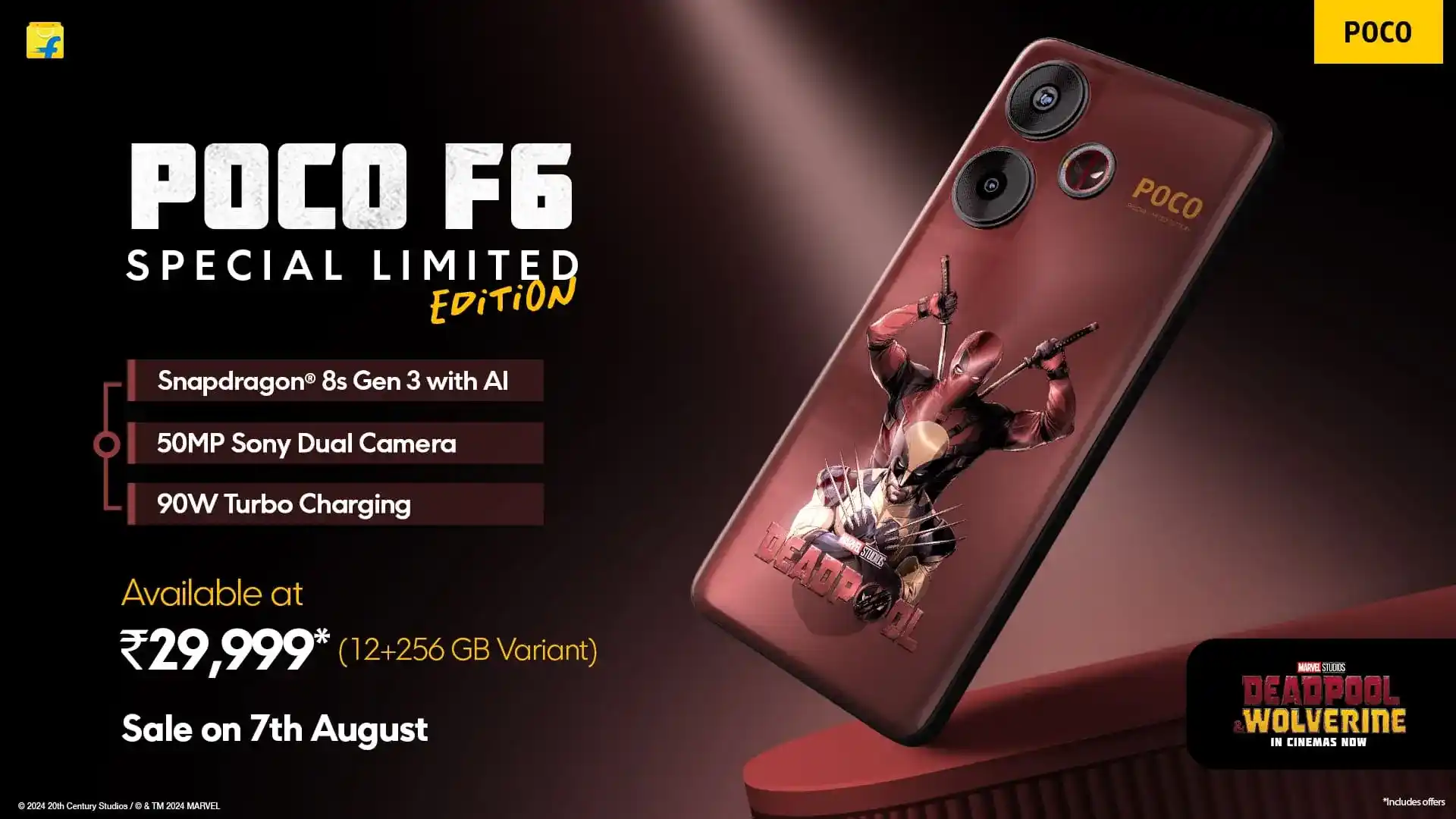 POCO F6 5G Deadpool Edition