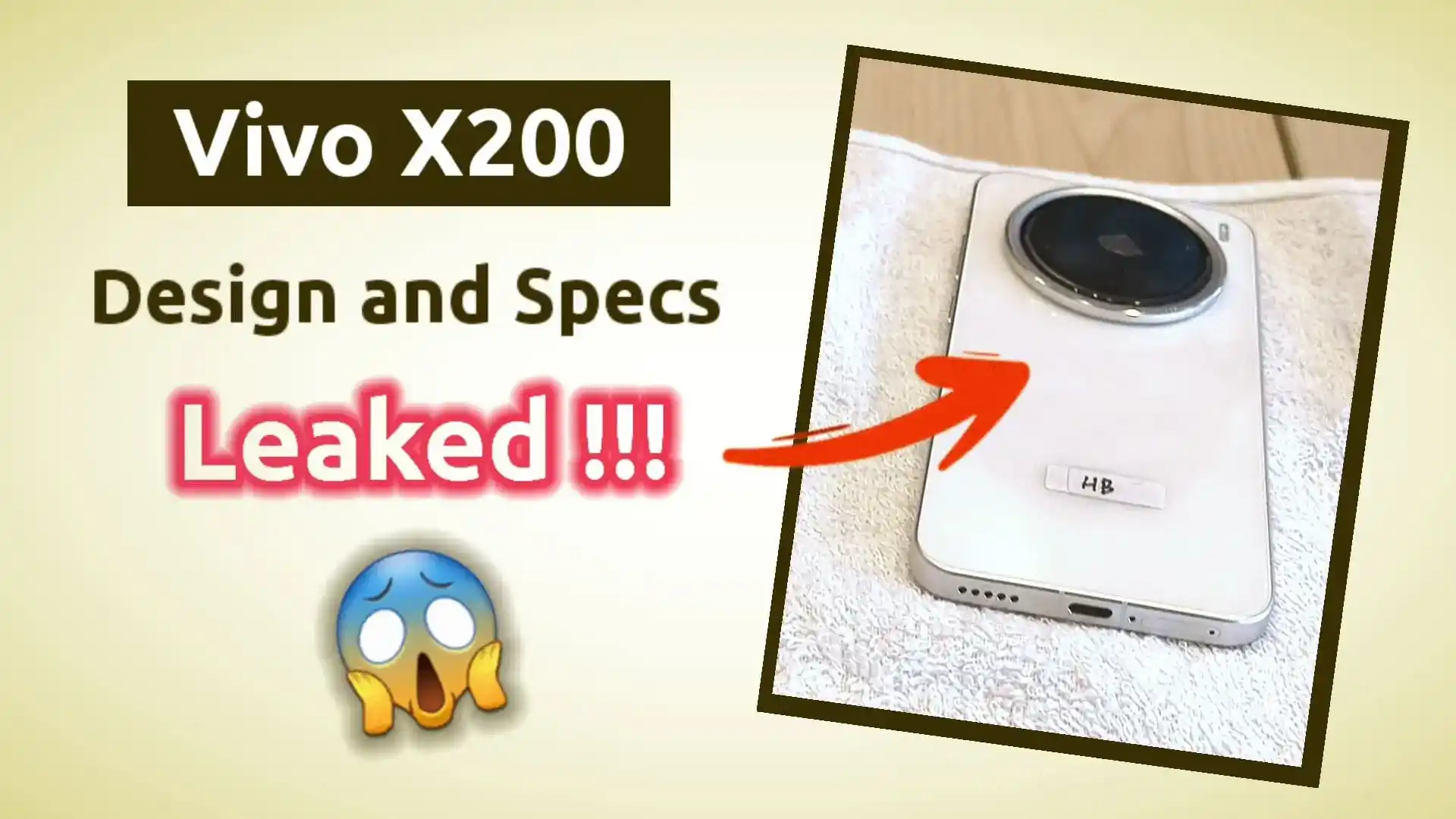 Vivo X200 Design and Specifications Leaked