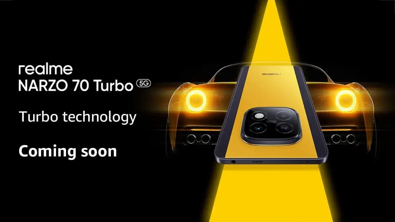 Realme Narzo 70 Turbo Teased in India