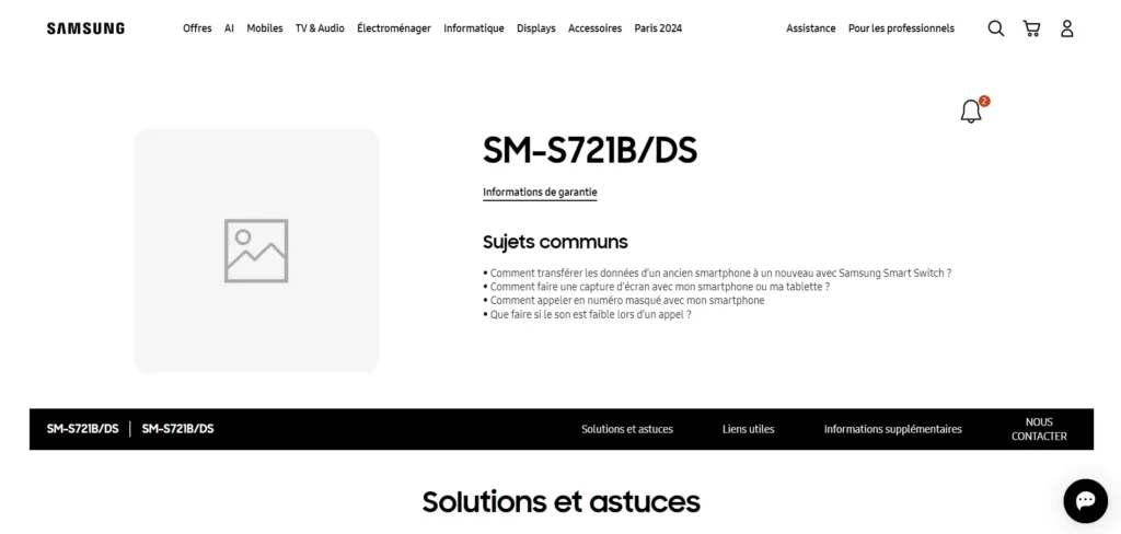 Samsung Galaxy S24 FE Support Page