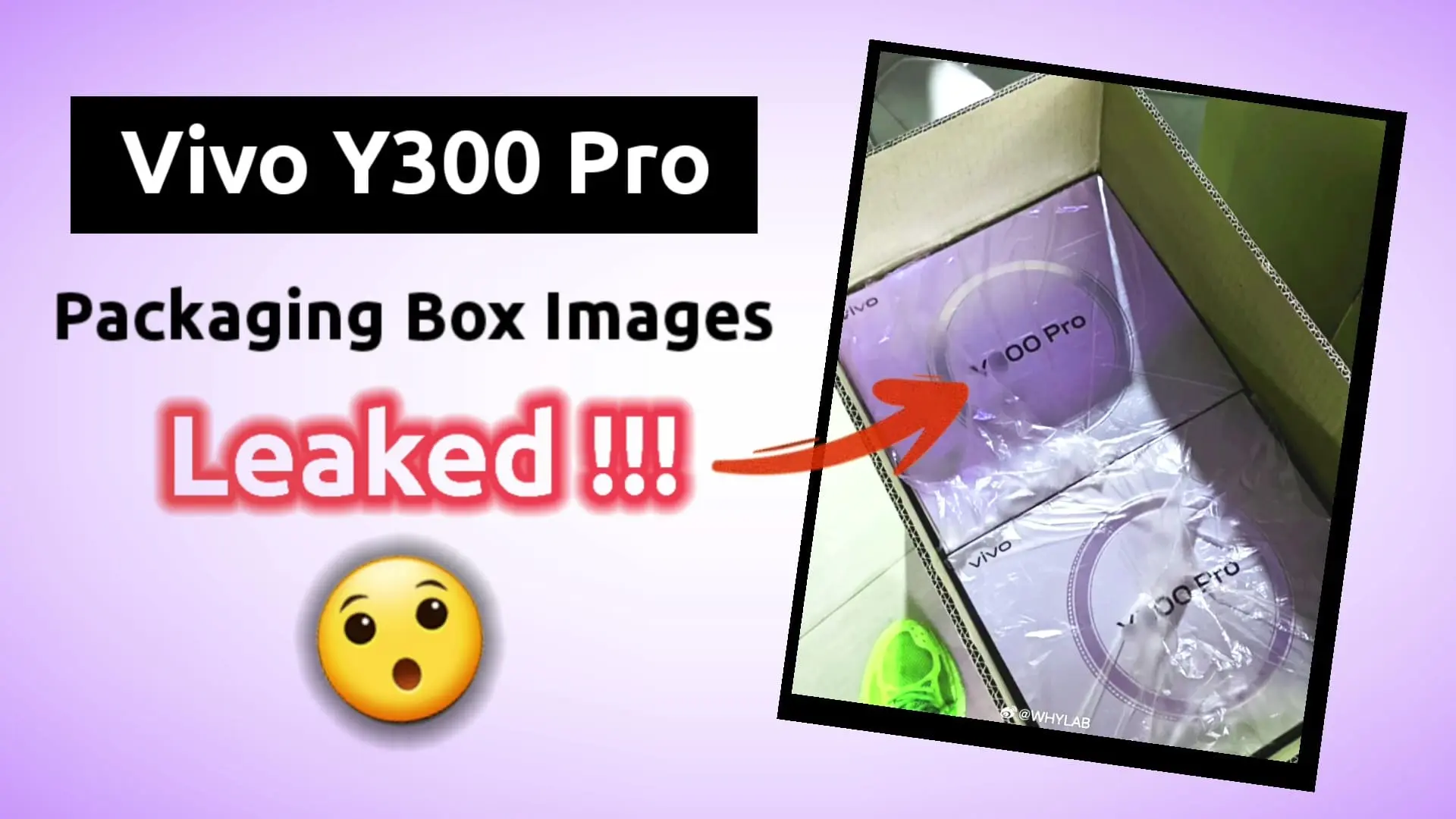 Vivo Y300 Pro Packaging Box Images Leaked