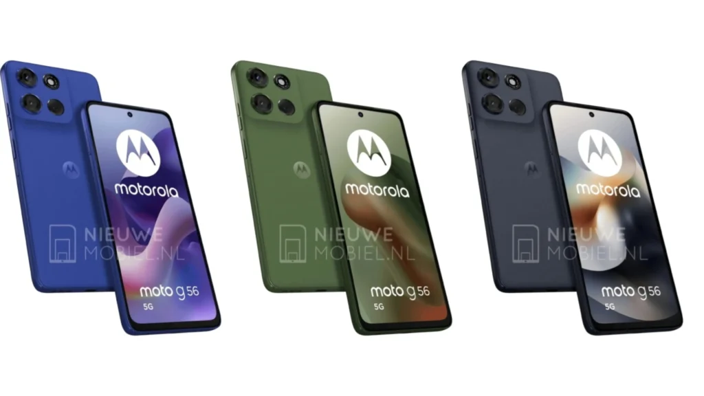 Moto G56 5G Leaked Renders