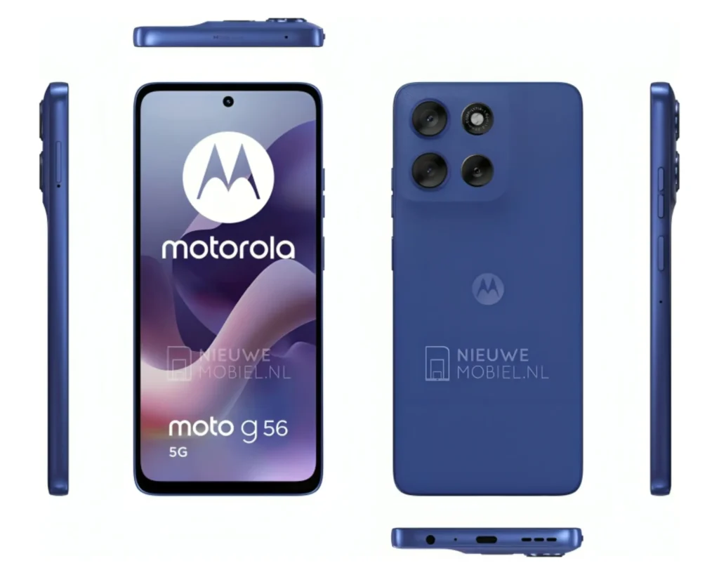 Moto G56 5G Leaked Renders