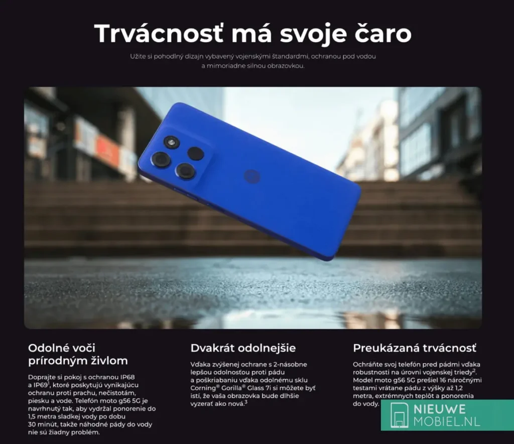 Moto G56 5G Official Promotional Material