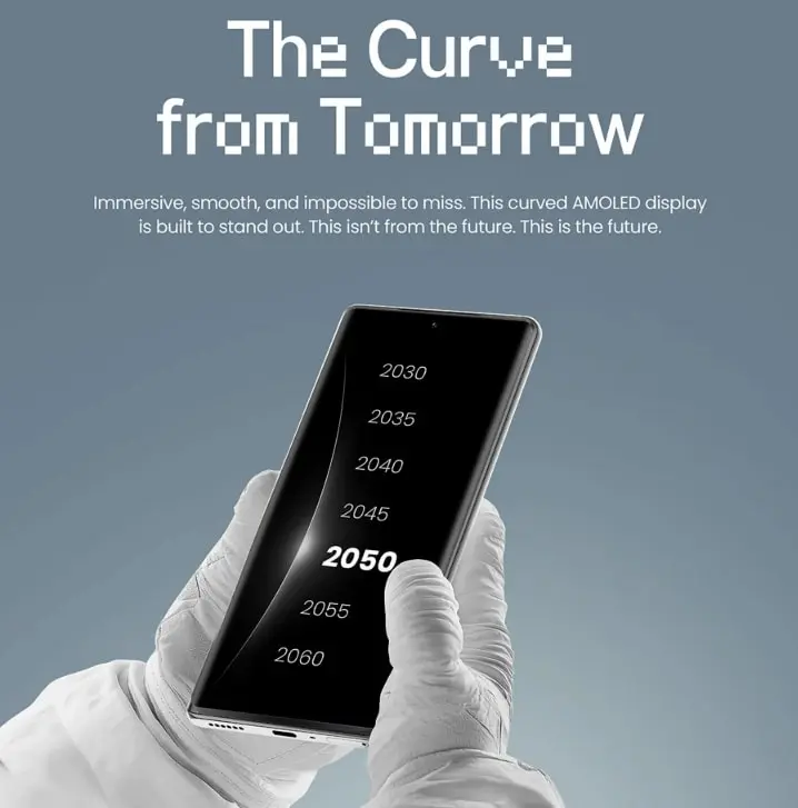 Tecno POVA Curve 5G Display Specs