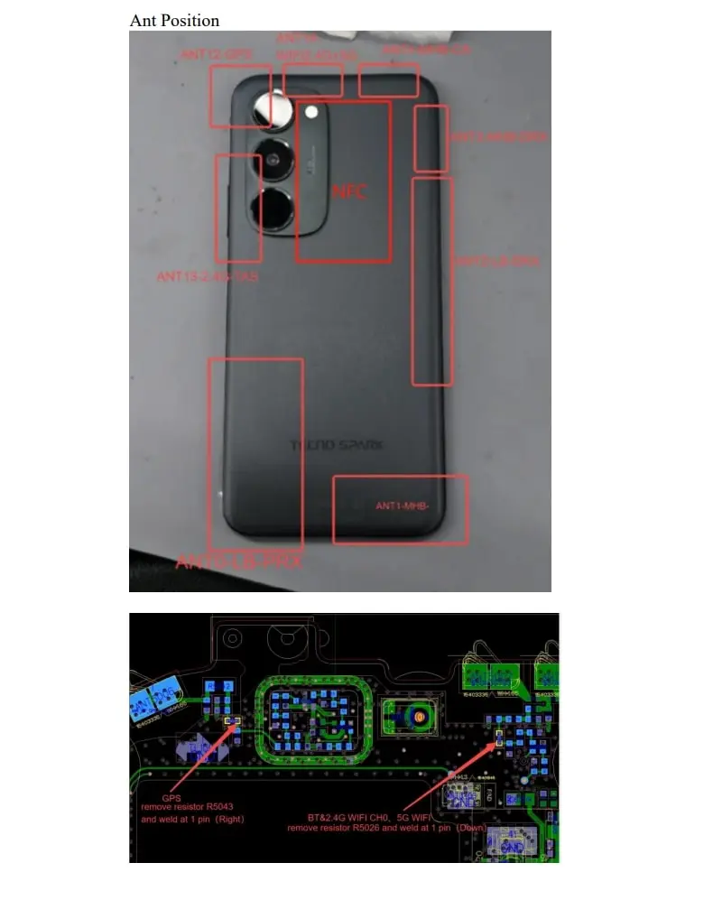 Tecno Spark 40 Pro Plus Design Via FCC Certification