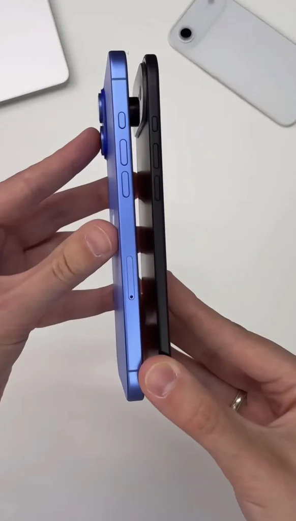 iPhone 17 Air Vs iPhone 16 Plus Images