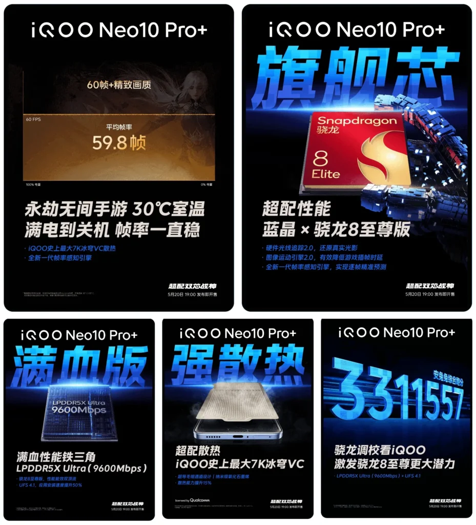 iQOO Neo 10 Pro Plus Performance Specs