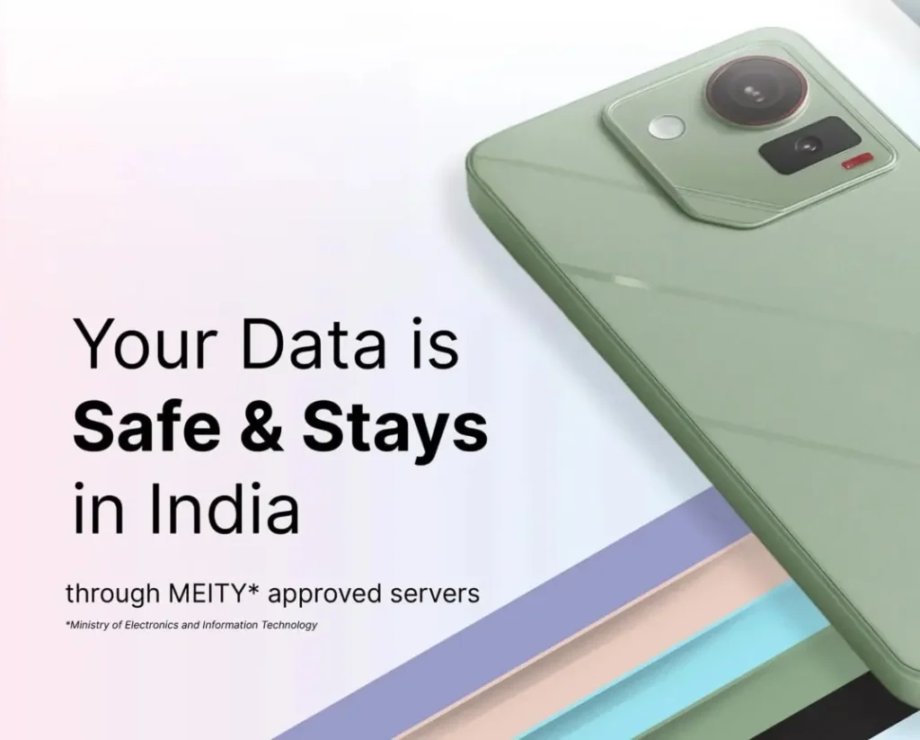 AI+ Smartphone MEITY Safety Poster