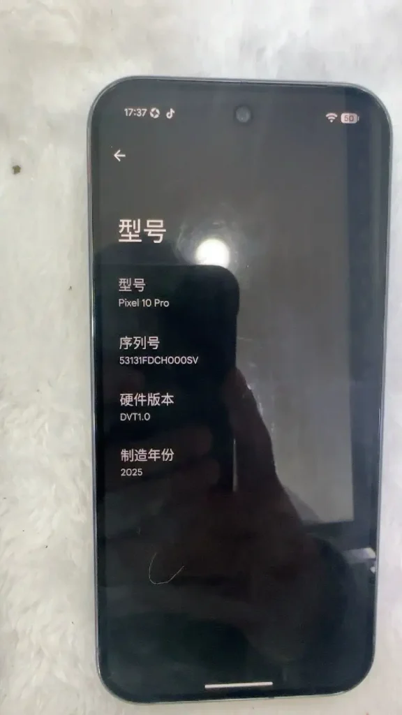 Google Pixel 10 Pro Leaked Specs Live Image