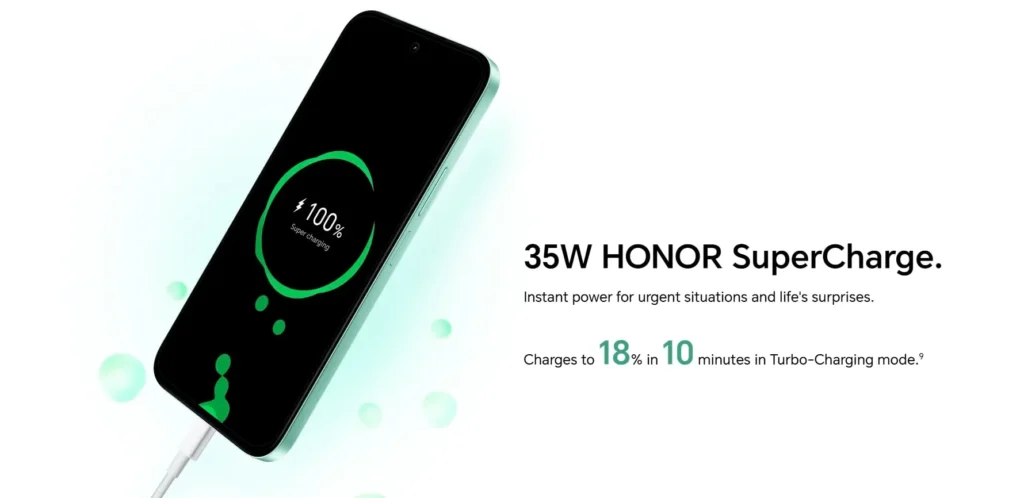 HONOR X6c Charging Specs