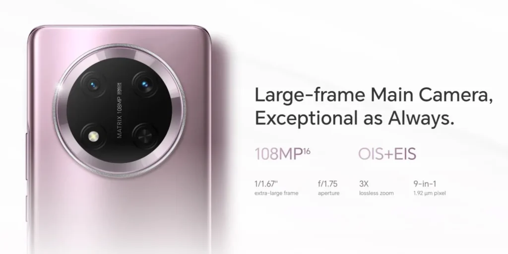 HONOR X9C 5G Camera Specs