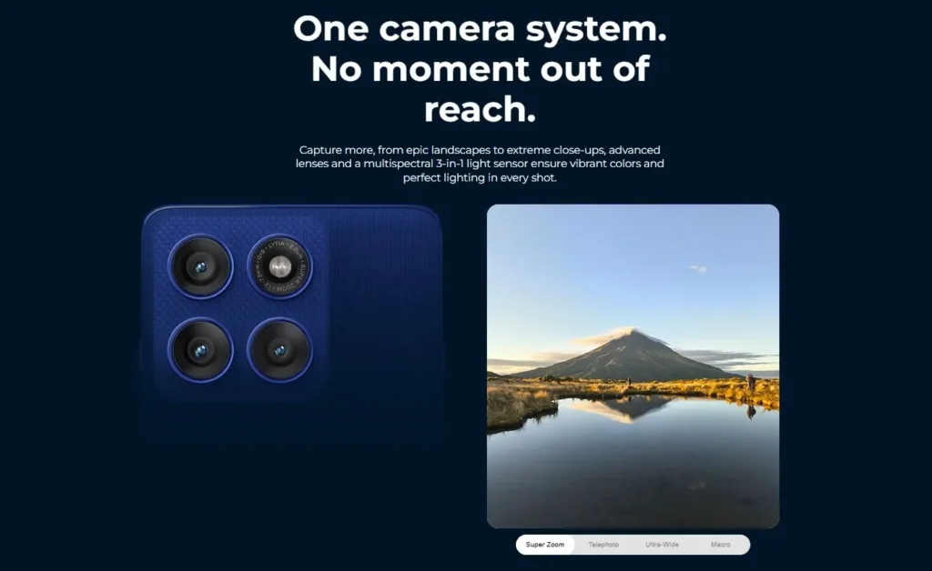 Motorola Edge 60 5G Camera Specs