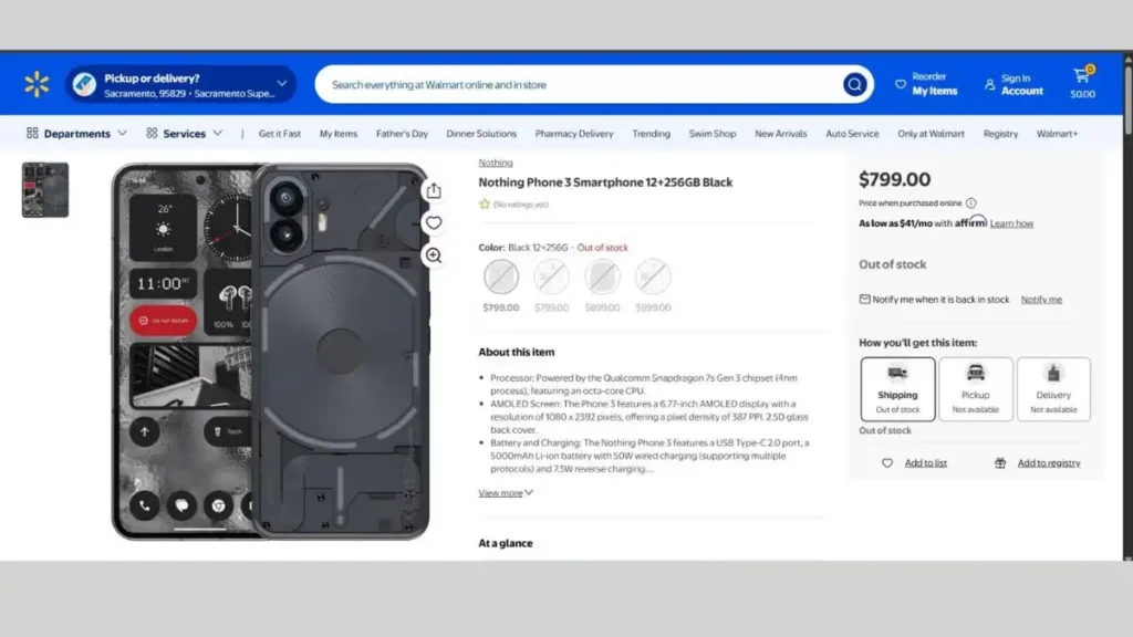 Nothing Phone 3 Price Leaked