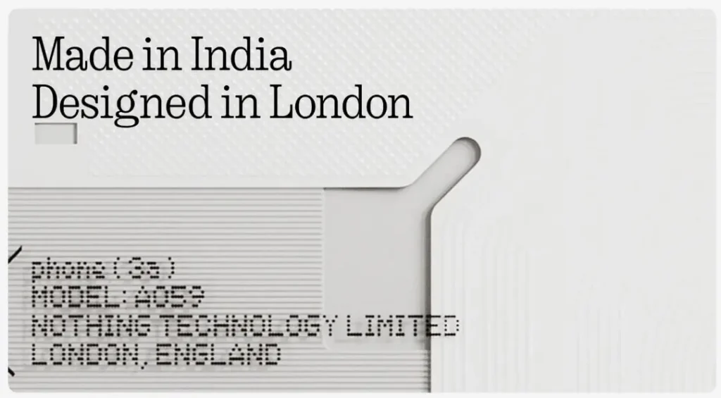 Nothing Phone 3 Made In India Banner