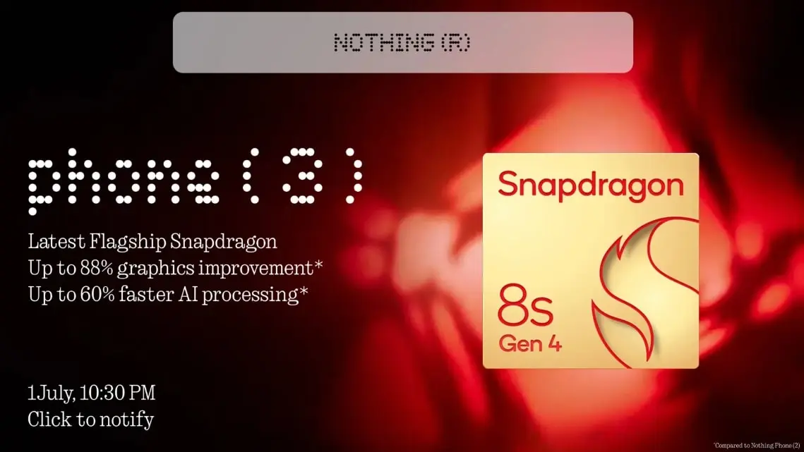 Nothing Phone (3) Processor Confirmed