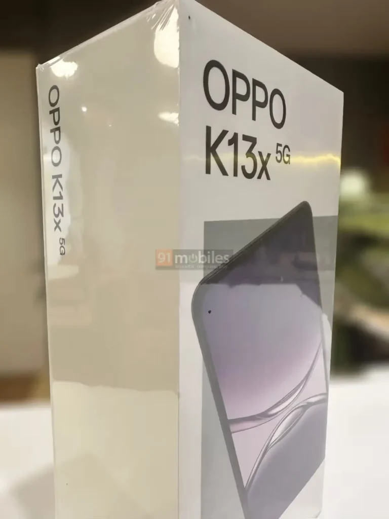 OPPO K13x 5G Retail Box Leaked Image