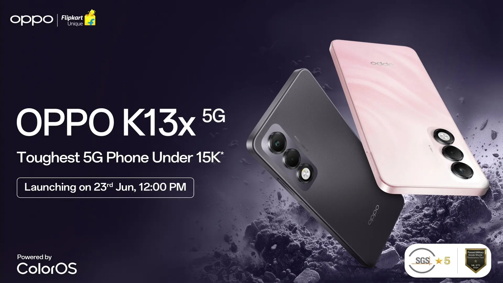 OPPO K13x Launch Date in India Announced