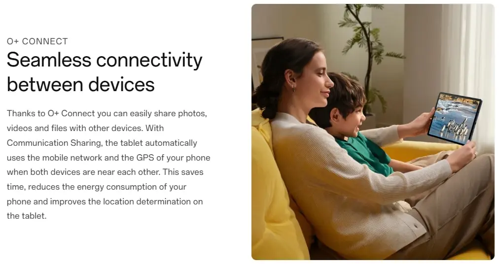 OPPO Pad SE LTE Connectivity Specs