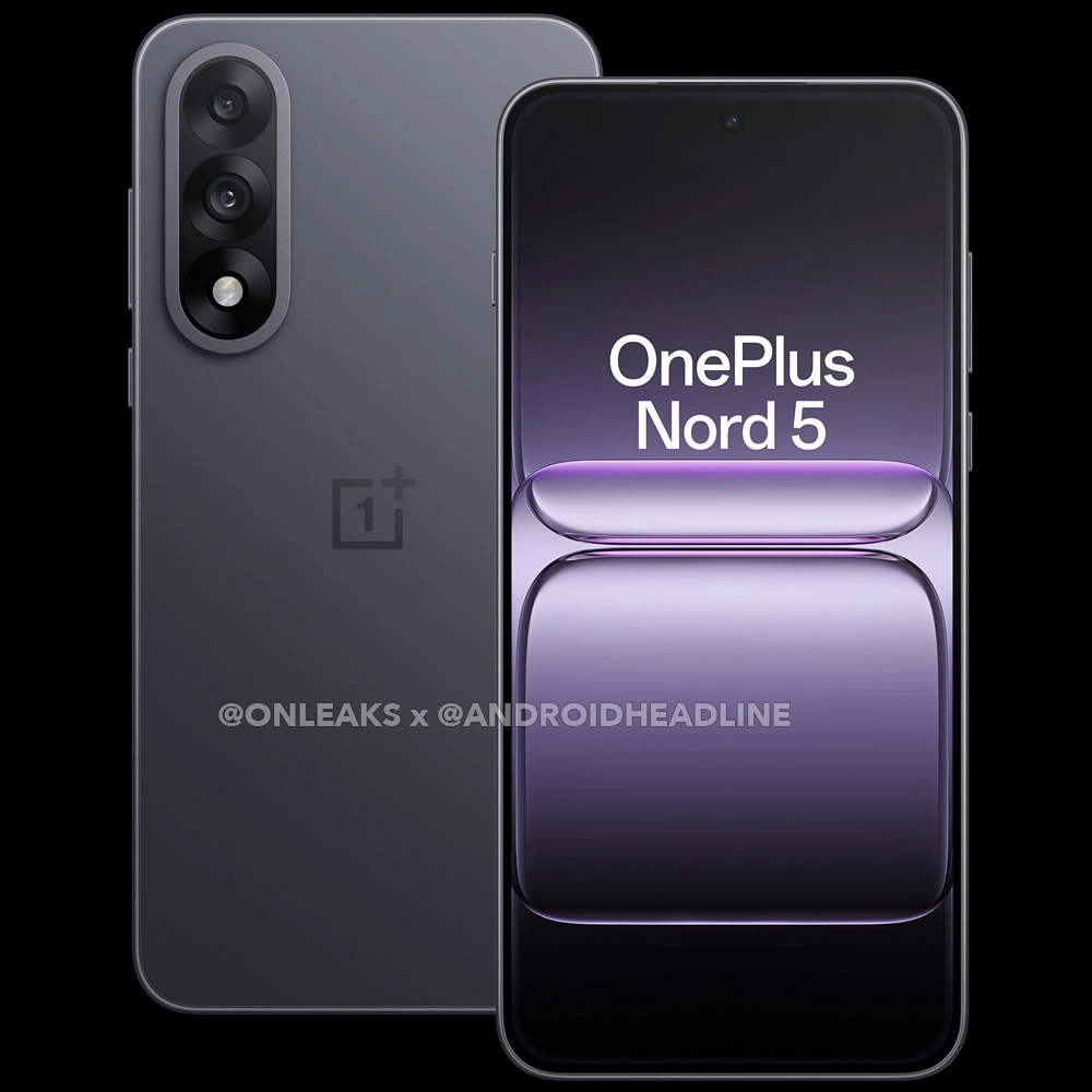 OnePlus Nord 5 Phantom Grey Leaked Render