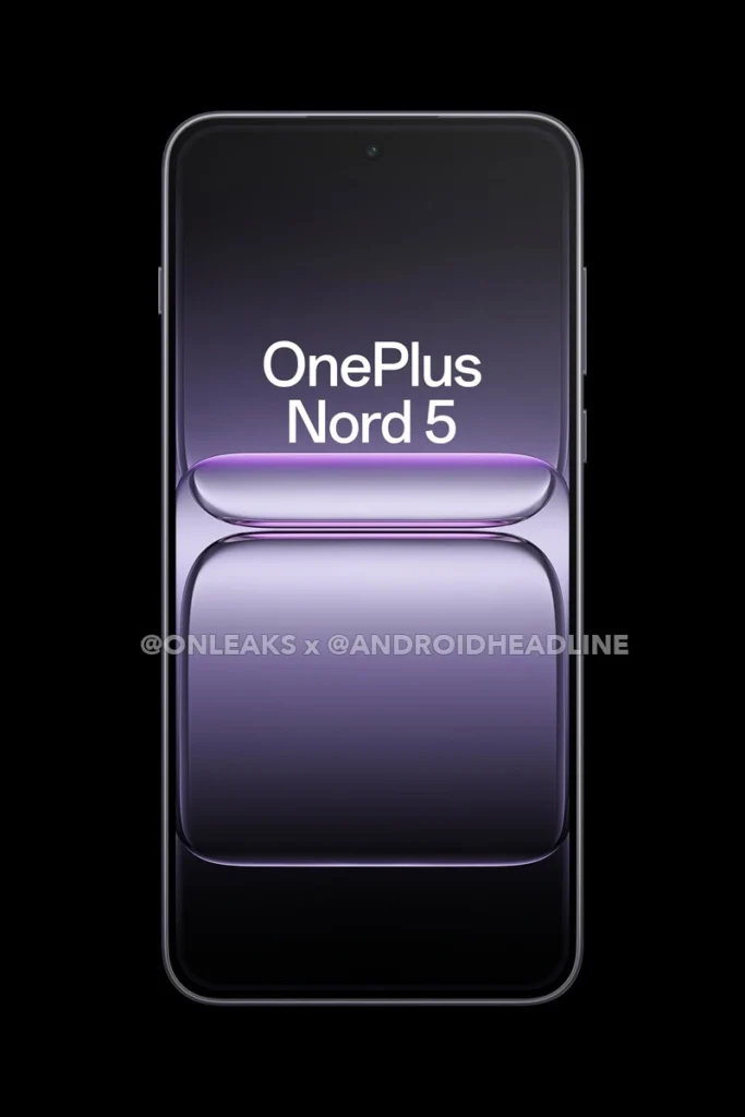 OnePlus Nord 5 Phantom Grey Leaked Render