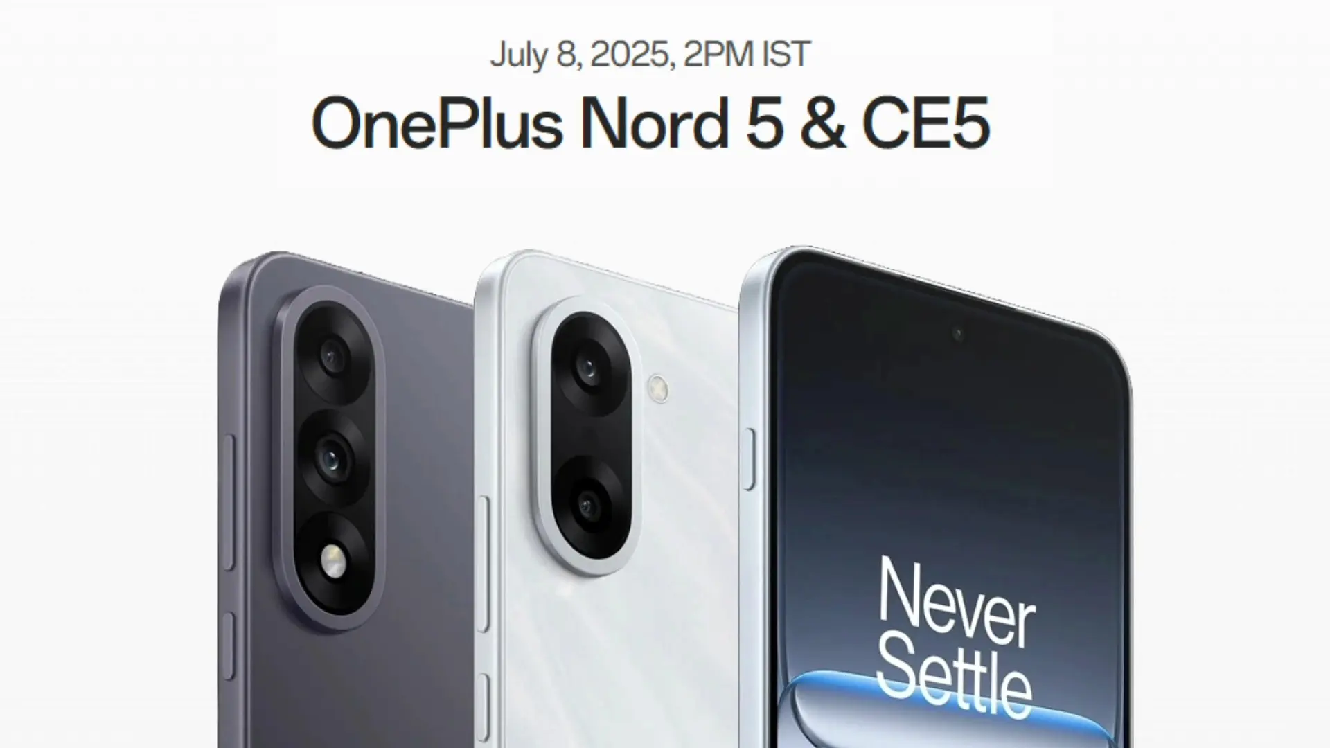 OnePlus Nord 5 and OnePlus Nord CE5 Renders Leaked