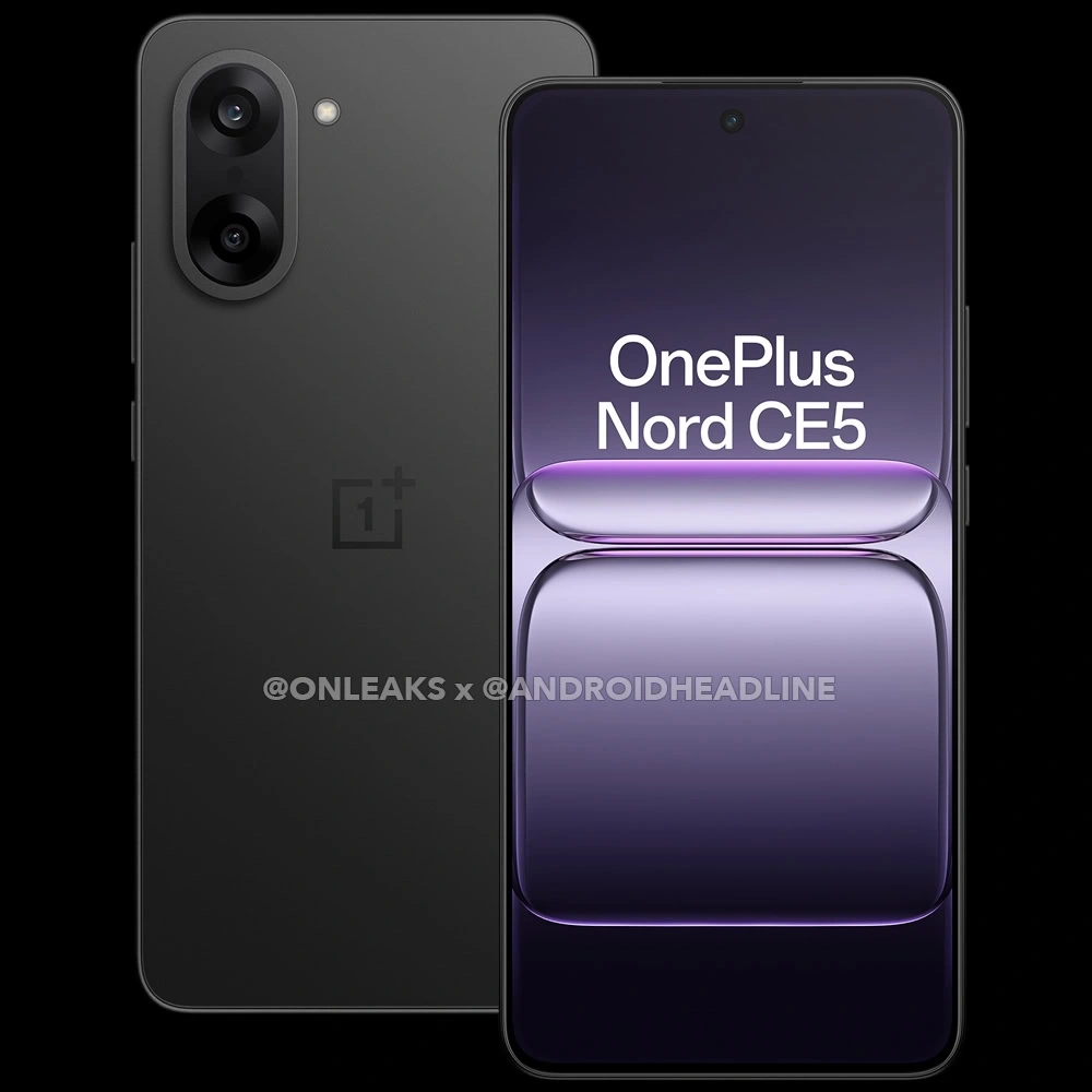 OnePlus Nord CE 5 Black Infinity Leaked Render
