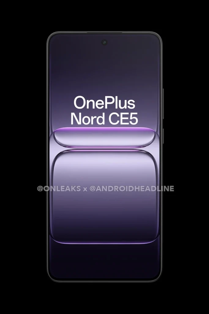 OnePlus Nord CE 5 Black Infinity Leaked Render