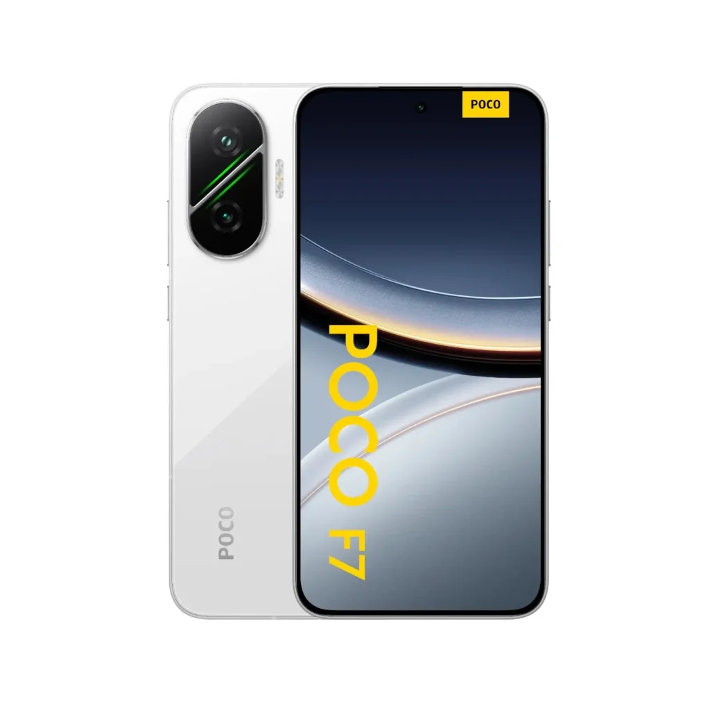 POCO F7 White Color Leaked Image Render