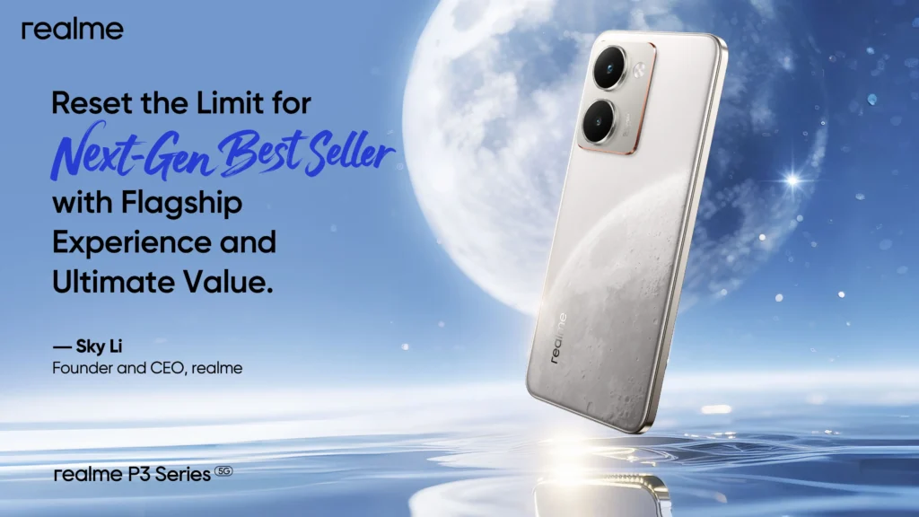 Realme P3 Launch Poster